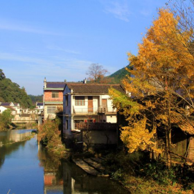 初冬时节，黄山市休宁